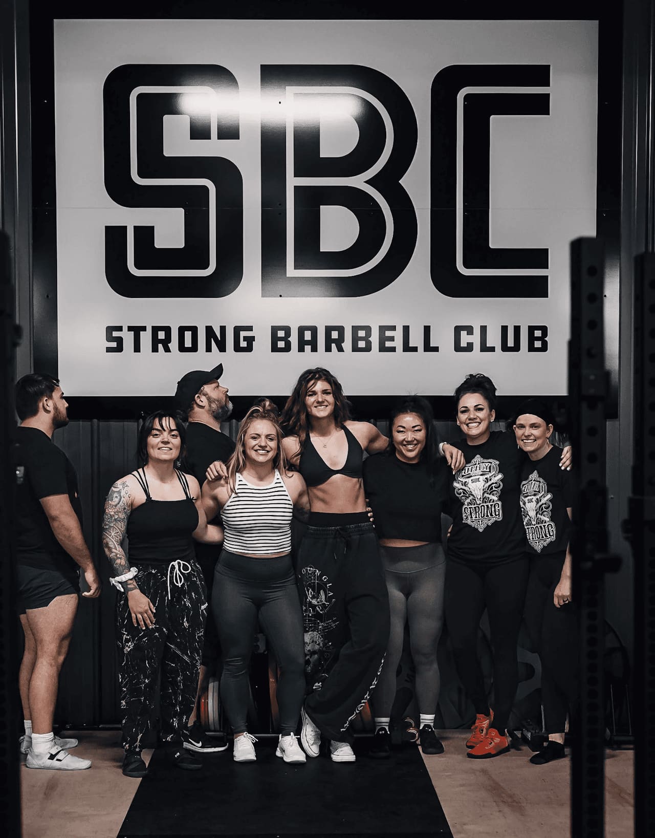 Lifter mid-set at Strong Barbell Club Manhattan